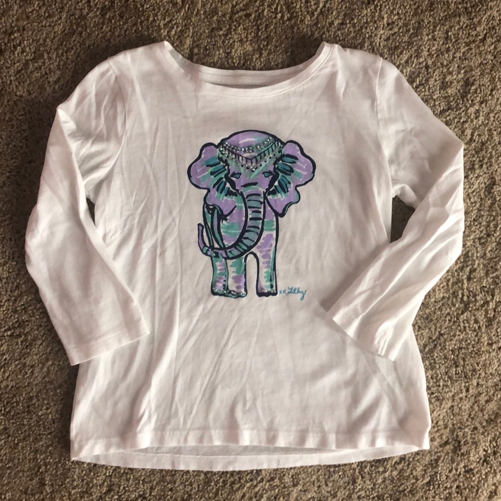 Lily pulitzer girls 3/4 sleeve T-shirt